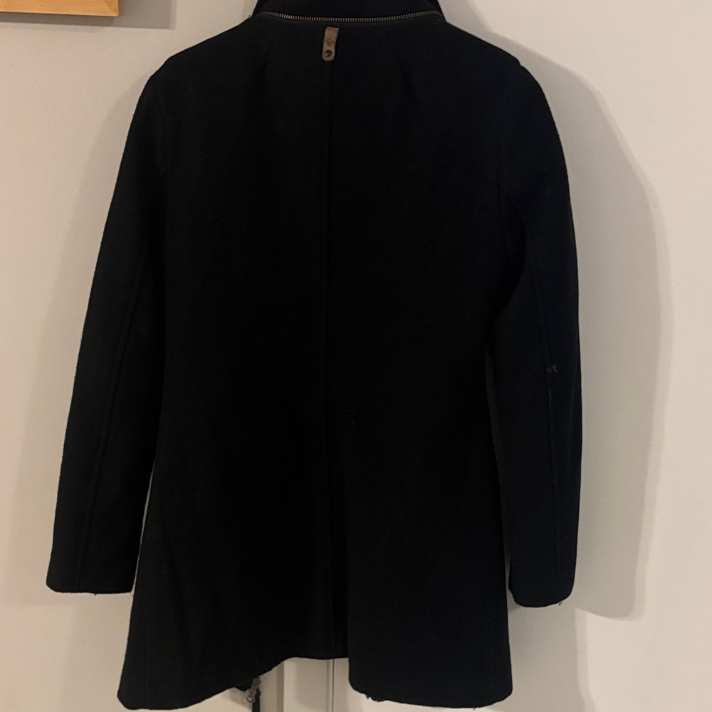 Mackage Black Wool Winter Coat Size X-Small MISSING HOOD - Picture 10 of 11